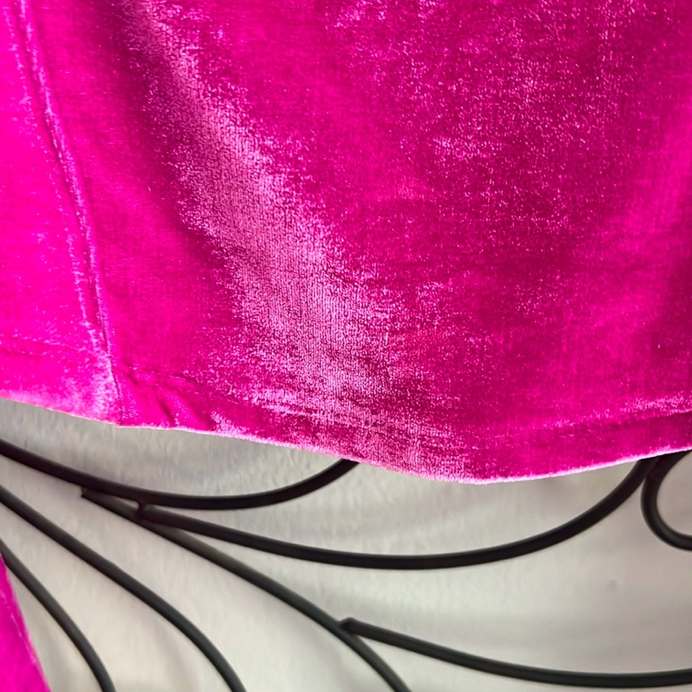 ๐๐๐ FREE PEOPLE HOLD ME TOP SIZE LARGE NWOT PINK VELVET ๐๐๐ - Picture 7 of 11